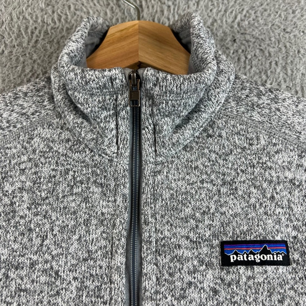 Patagonia Better Sweater Full Zip Jacket Womens Small Grey Heather Fleece - Picture 3 of 12